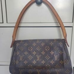 Authentic Louis Vuitton Mini Looping Monogram Tote Shoulder Bag