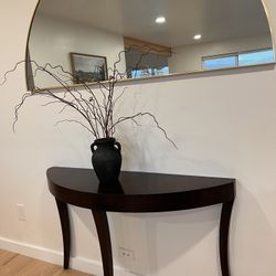 Modern Demilune Consoleb Table