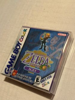 Gameboy Advance Color Zelda Oracle of Ages CIB MINT condition!