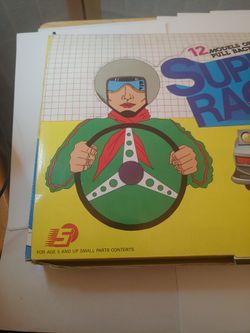 Vintage Superior Racers Pull Back Cars