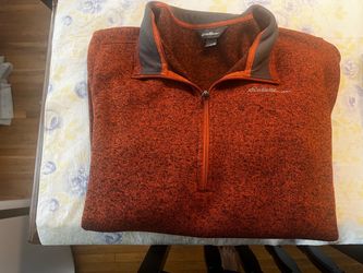 Eddie Bauer Quarter-Zip Fleece Pullover Medium