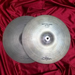 Zildjian Light Hi Hats 14 Drum Cymbals  !! $200 Or Best Offer !