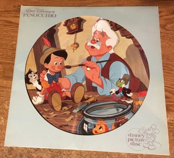1980 Walt Disney Pinocchio Vinyl LP Record Soundtrack 3102