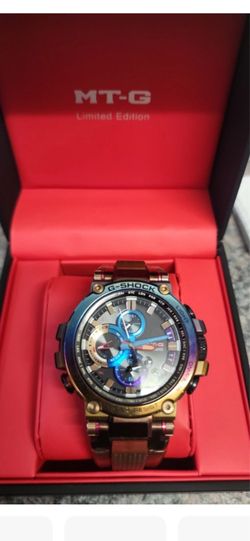 CASIO G-SHOCK Cash Or Bitcoin Only VOLCANIC LIGHTNING LIMITED EDITION WATCH MTG-B1000VL-4A  With Box & Papers