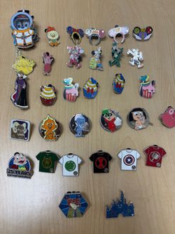 Disney pin lot authentic diamond back pins