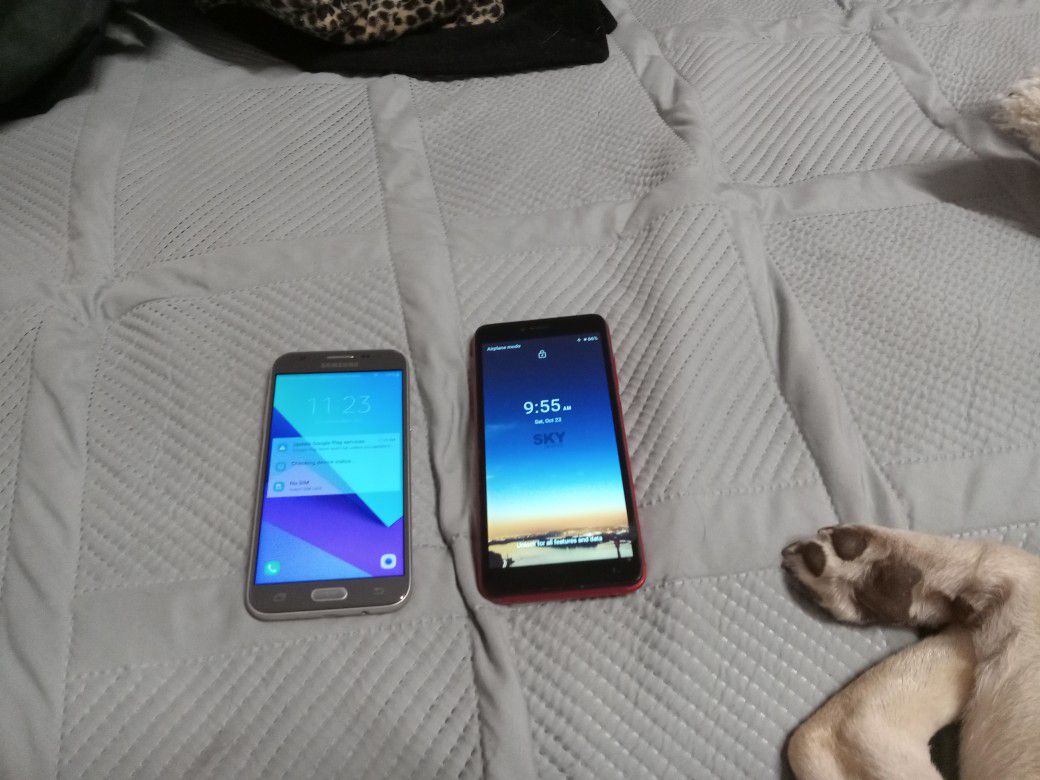 Carrier Unlocked One Is A Sky And The Other Is A Galaxy 03A 70 For Both