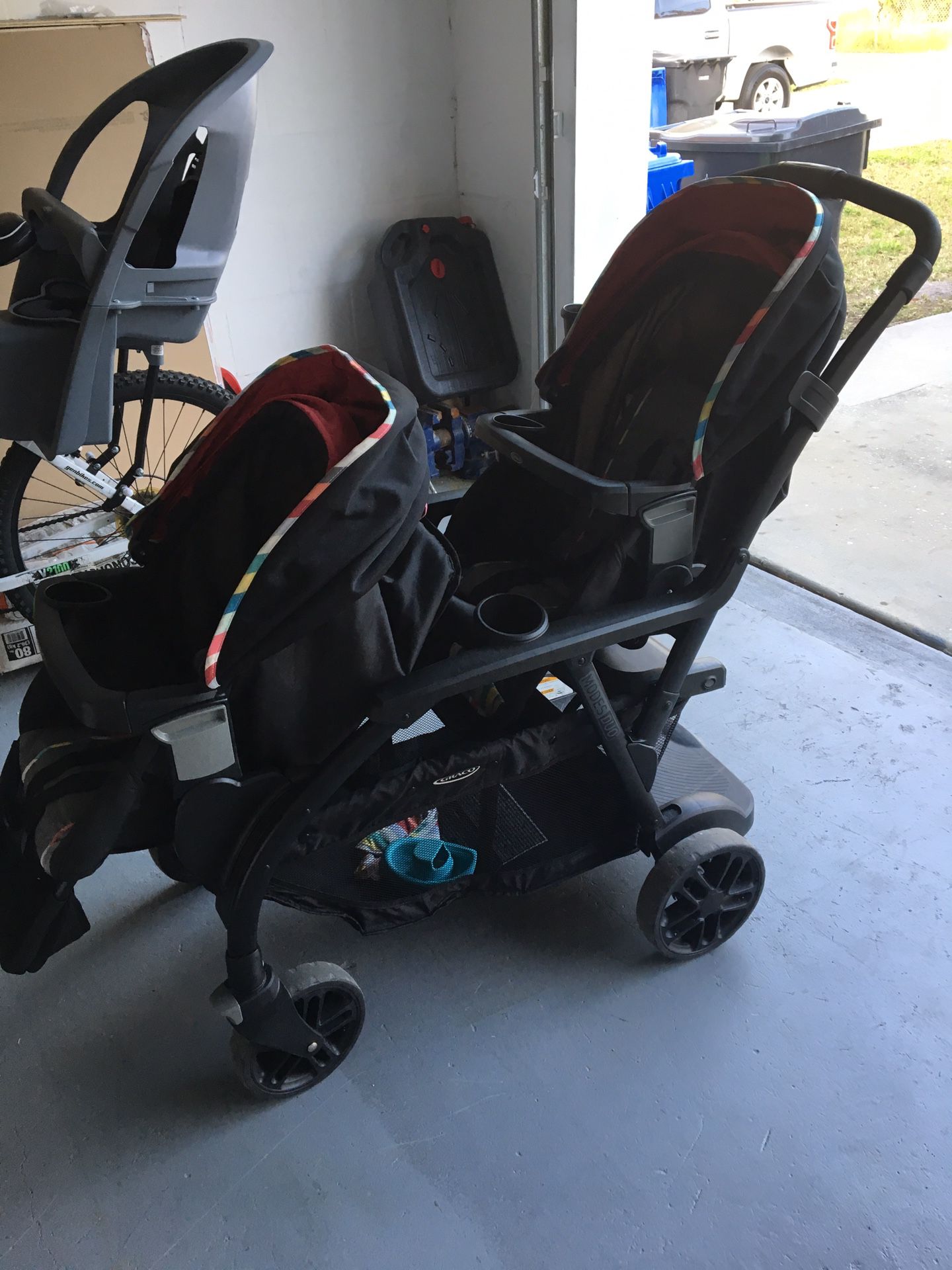 Double SEAT stroller
