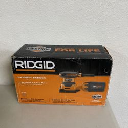 Exclusive RIDGID 2.4 Amp Corded 1/4 Sheet Sander with AIRGUARD Technology