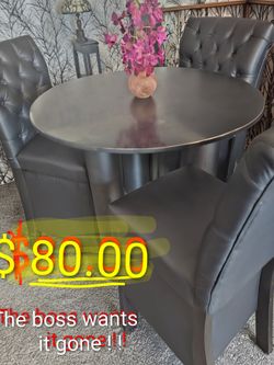 Table and chairs