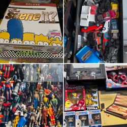 Collectibles, vintage, and current toys