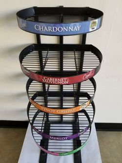 5-tier circle 🔵 🔴 shelf