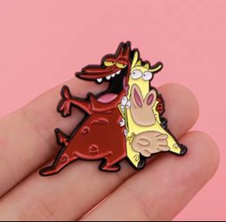 Cow & Chicken Pin New 