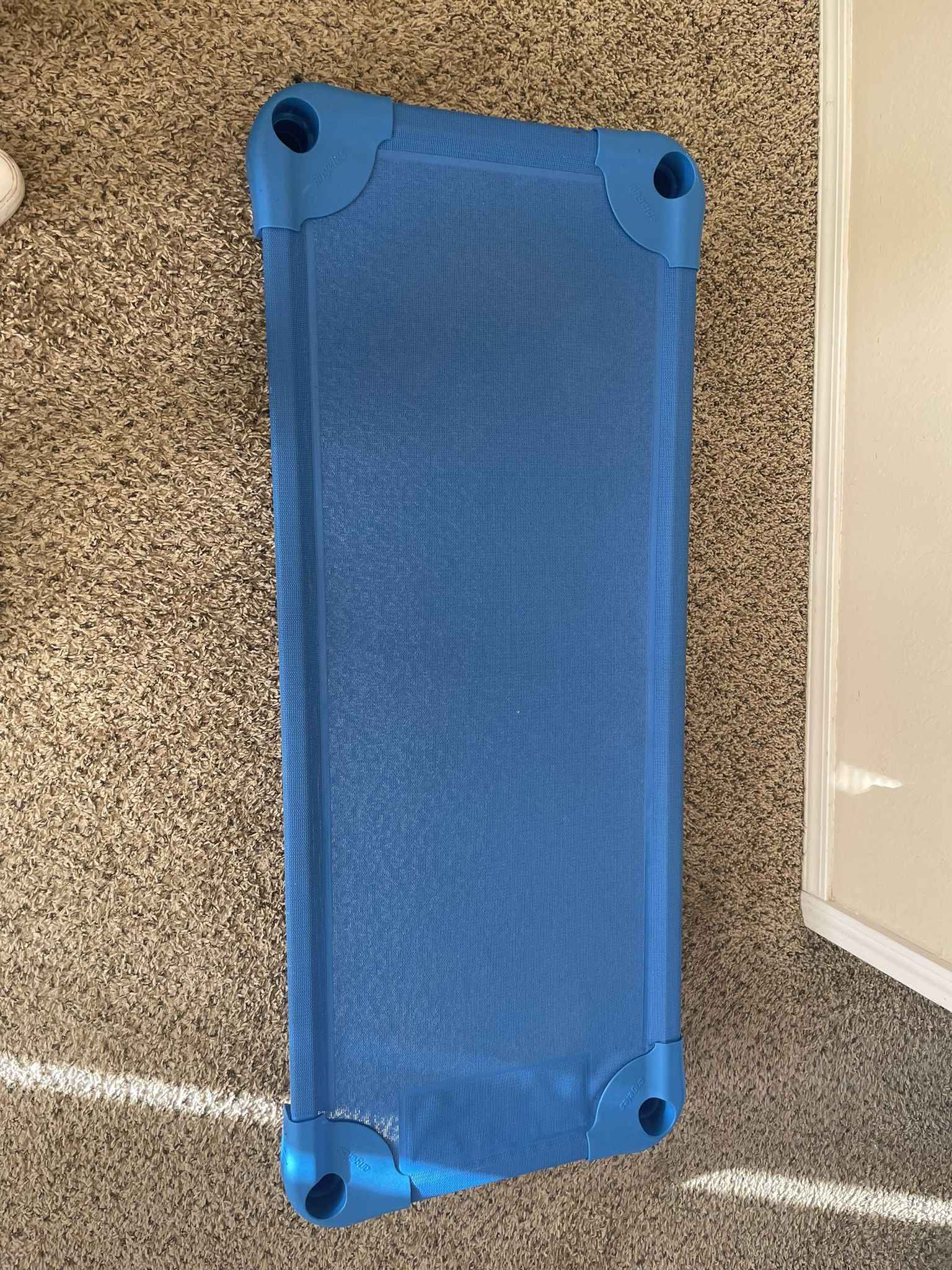 Angeles  Blue Stackable Cot For Preschool Or Daycare 