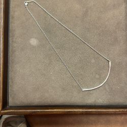 Retired James Avery Hammered Necklace 