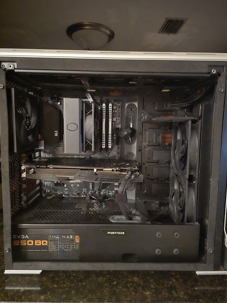 Amd ryzen 5 3600 16gb ddr4 1tb ssd gtx 1070 8gb 850w power supply gaming computer desktop pc.
