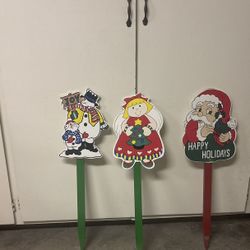 Christmas Decor Outdoor Decorative Yard Stakes 