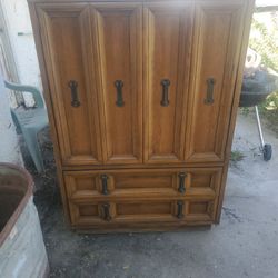 Vintage Spanish Revival Armoire 