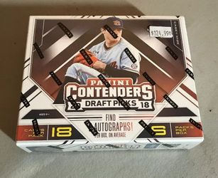 2018 panini contenders baseball hobby box