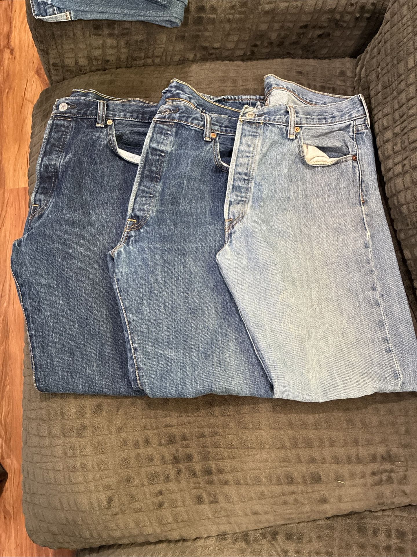 Levi’s 501 Denim Jeans 36x32 Lot