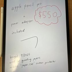 iPad Air 13 inch M2 Wifi only 128 GB including Pencil Pro 
