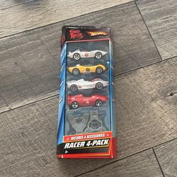 Hot Wheels- Racer 4 Pack- New