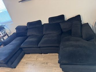 Small Black Couch