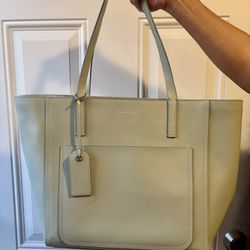 Large Kate Spade Tote Sage Green With Zip