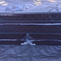 Brand New King Size Pillowtop Mattress Included Box Spring Free Delivery Depends On Location