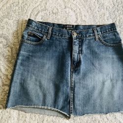 Jean Skirt 