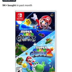 Brand New Super Mario Galaxy + Super Mario Galaxy 2 Nintendo Switch