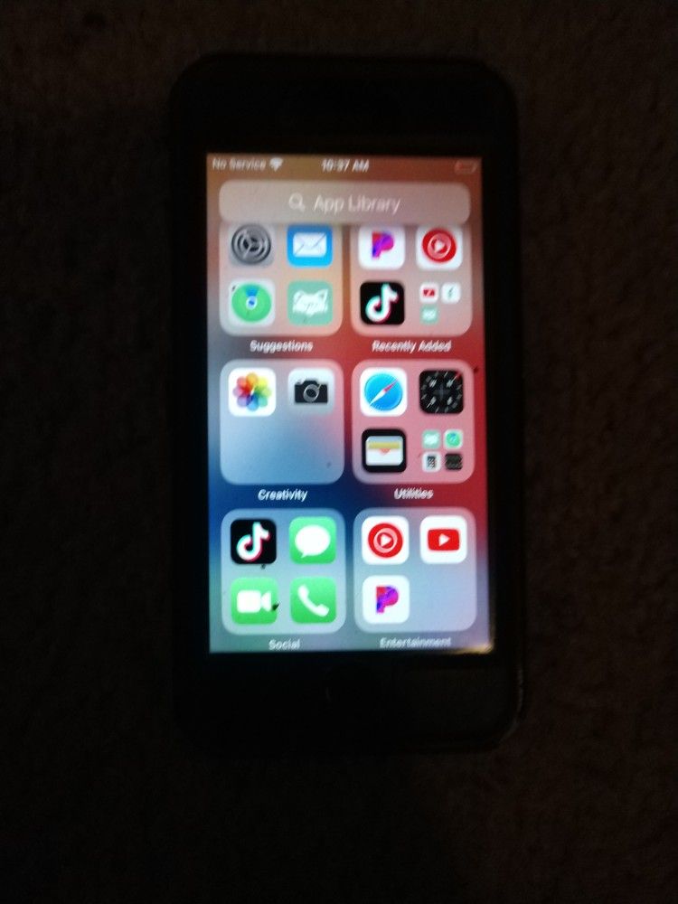 Apple I Phone With The Tick Tock App