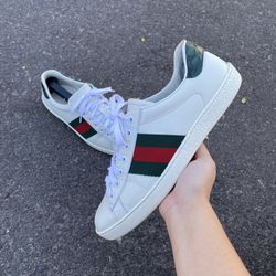 Gucci Ace Men’s Sneaker With Web 