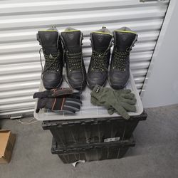 RefrigWear Extreme Insulated Steel Toe Boots And Gloves