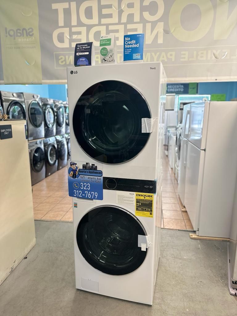 LG Tower Washer And Dryer Electric