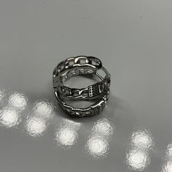 White Gold Plated Huggie Earrings