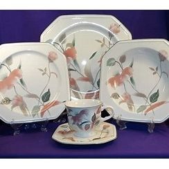 Mikasa Silk Flowers China Set