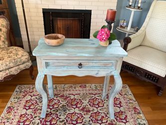 Rustic Corona Style Mexican Pine Entry Table / Small Desk / Vanity