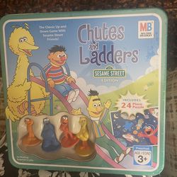 Sesame Street Chutes And Ladders With Puzzle 
