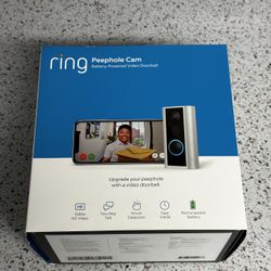 Peephole Doorbell W/ Charging Dock