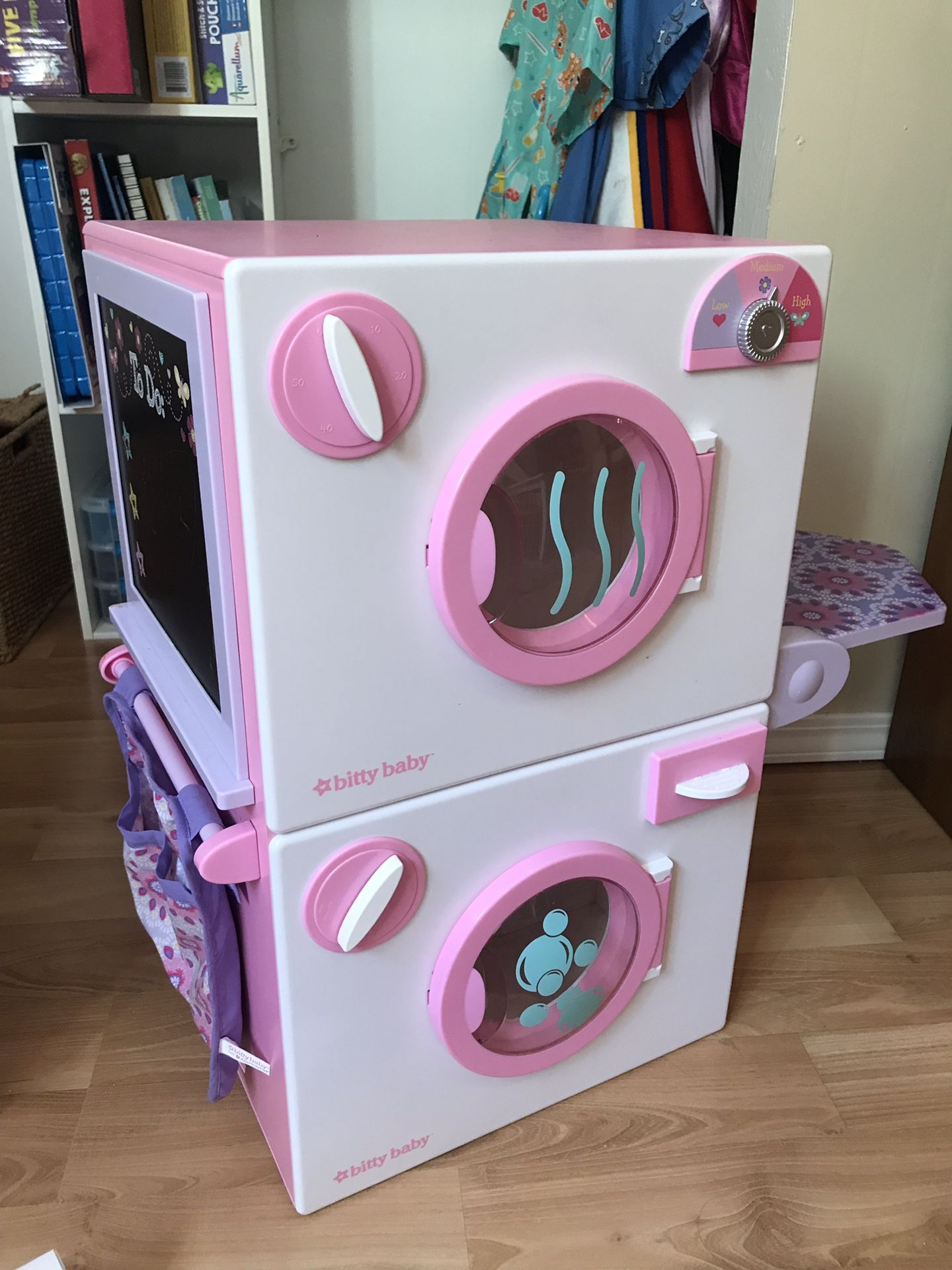American Girl Bitty Baby Washer and Dryer with Changing Table
