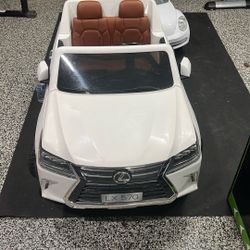 Lexus White Electric Car