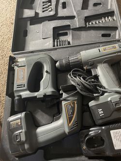 18V  1.7Ah Cordless, Sander, Jig Saw, Variable Speed Drill 