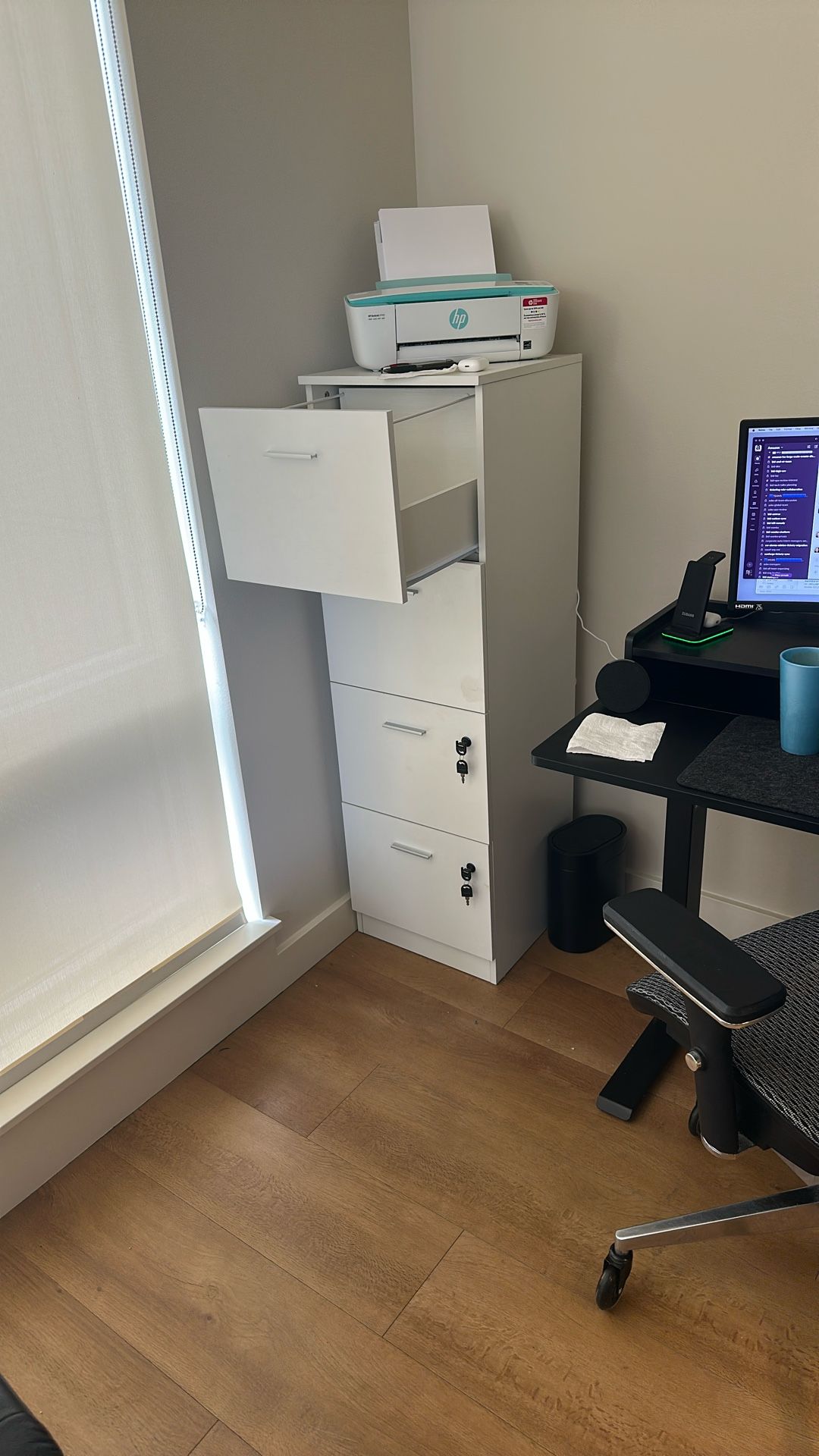 Wood File Cabinet