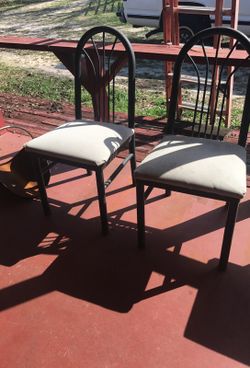 Two outdoor chairs