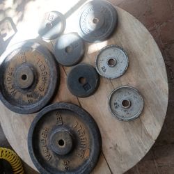 Weirder Barbell  Plates =105 Pound