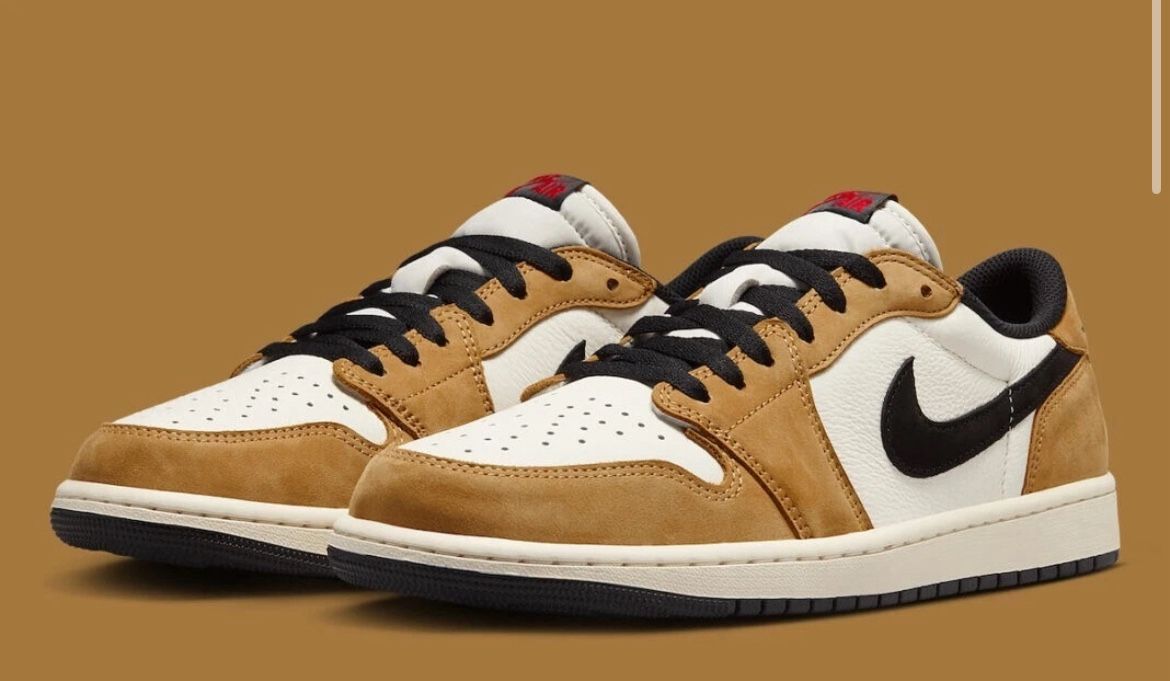 Nike Air Jordan 1 Low OG Shoe Rookie of the Year Brown Sail CZ0790-107 Men's NEW