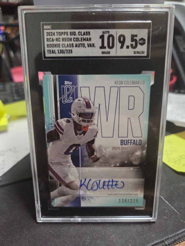 2024 Topps Rookie Auto Keon Coleman /225