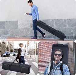 88 Key Keyboard Case with Wheels (53"x14.5"x7")