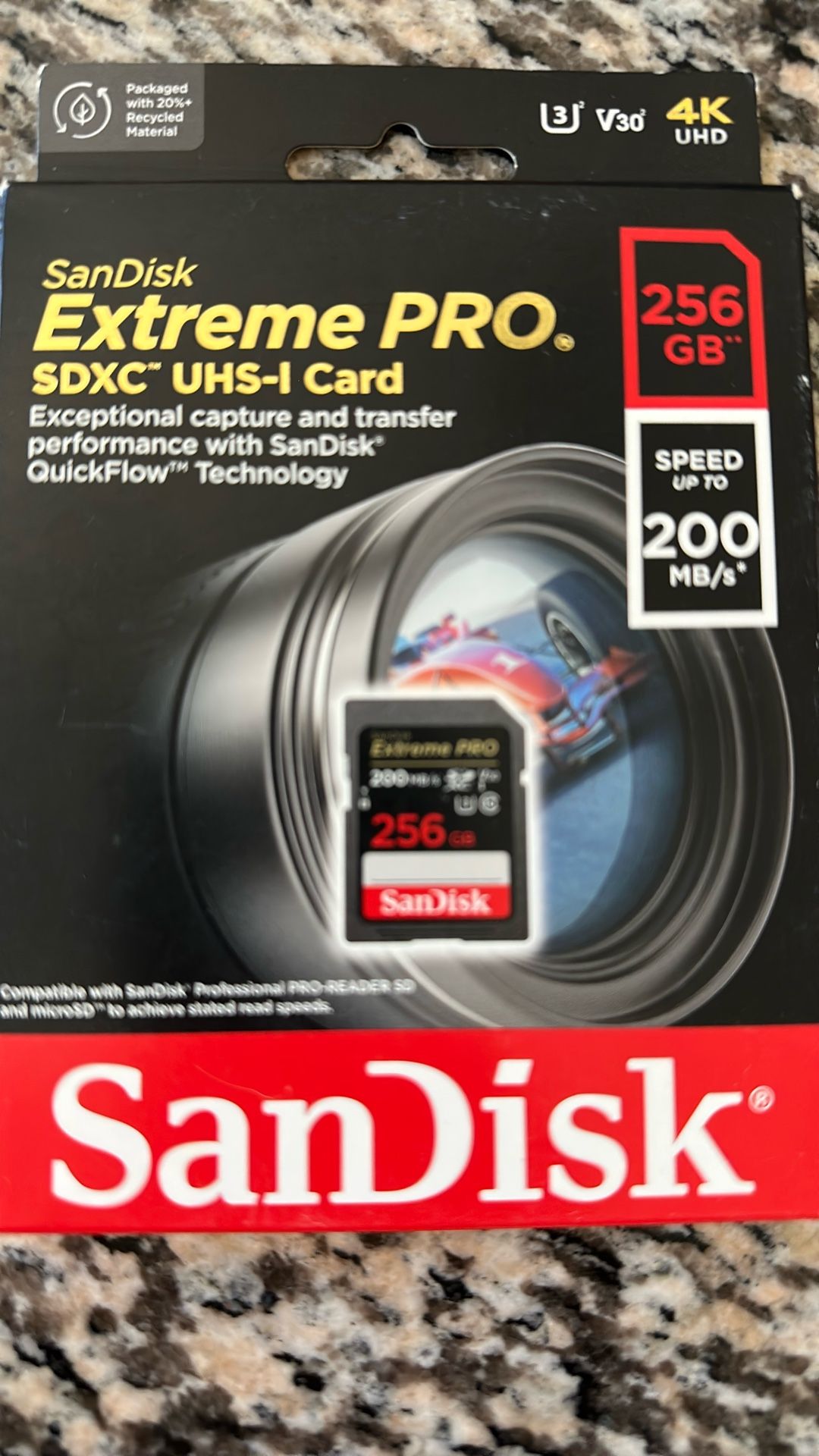 New San Disk Extreme Pro SDXC UHS-I Card