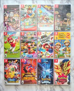 Nintendo Switch Games Mario, Pokemon and more READ DESCRIPTION